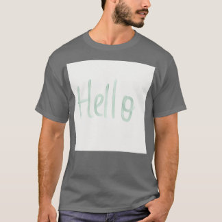 Niedliches Hallo-Design T-Shirt