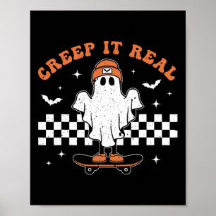 Niedliches Hallowee auf der Rennstrecke von Creep Poster