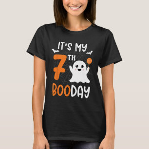 Niedliches Halloween, 7. Geburtstagsgeister B T-Shirt