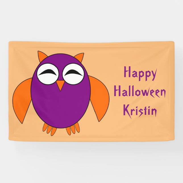Niedliches Halloween-Banner Banner (Horizontal)