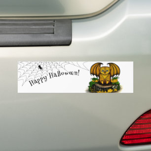 Niedliches Halloween-Becken Autoaufkleber
