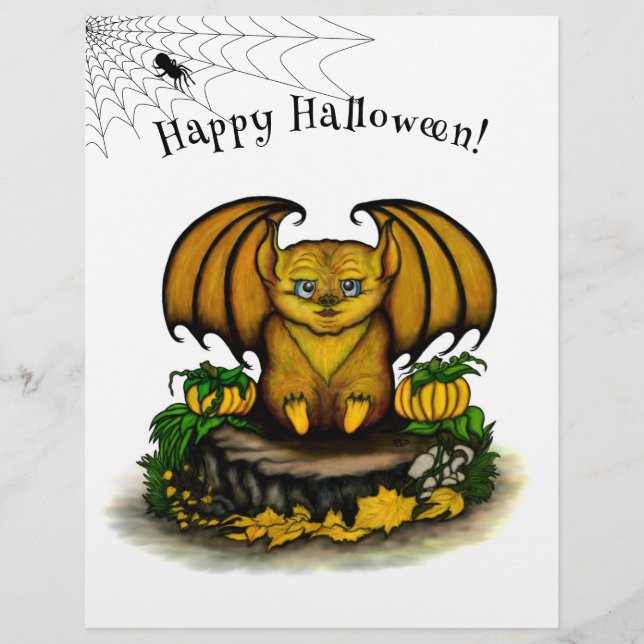 Niedliches Halloween-Becken Flyer (Vorne)