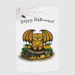 Niedliches Halloween-Becken Golfhandtuch