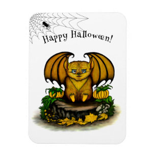 Niedliches Halloween-Becken Magnet