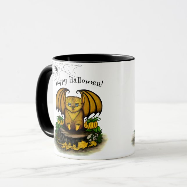 Niedliches Halloween-Becken Tasse (Vorderseite Links)