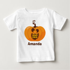 Niedliches Halloween Boo Crew Pumpkin Orange Funny Baby T-shirt