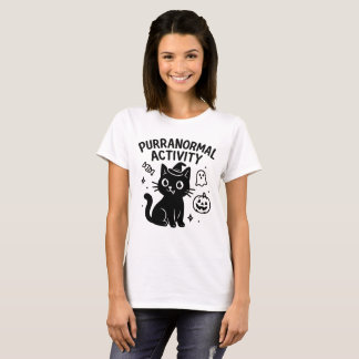 Niedliches Halloween-Cat-T-Shirt T-Shirt