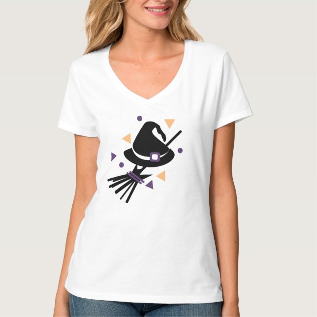 Niedliches Halloween-Confetti-Kostüm-Party T-Shirt (Vorderseite)