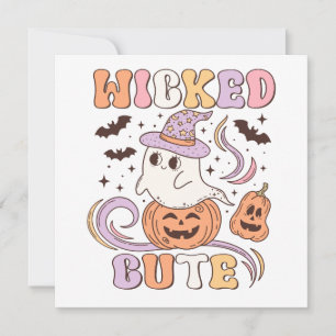 Niedliches Halloween Einladung