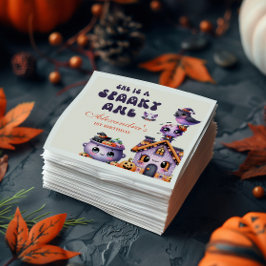 Niedliches Halloween erster Geburtstag Serviette
