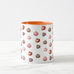 niedliches Halloween/Fall Kürbismuster Tasse