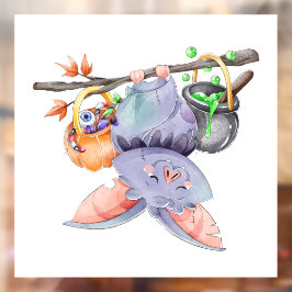 Niedliches Halloween-Flachfenster Fensteraufkleber