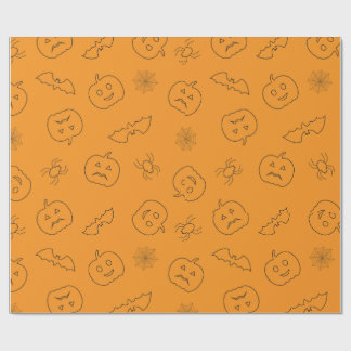 Niedliches Halloween-Geschenkpapier Geschenkpapier