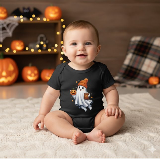 Niedliches Halloween-Ghost Baby Strampler (Von Creator hochgeladen)