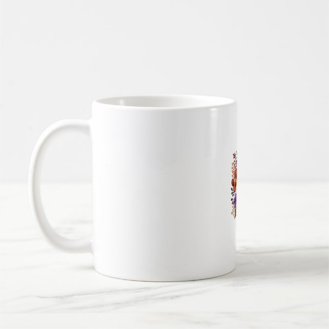 Niedliches Halloween-Ghost-Cat-Design Kaffeetasse (Links)