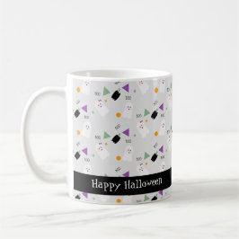 Niedliches Halloween Ghost Colorful Confetti Kaffeetasse