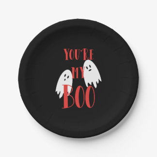 Niedliches Halloween Ghost Halloween Boo Pappteller