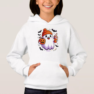 Niedliches Halloween-Ghost-Kids-Hoodie Hoodie