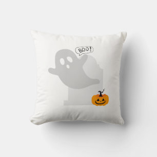 Niedliches Halloween-Ghost Kissen