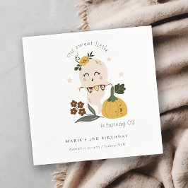 Niedliches Halloween Ghost Little Boo jedes Alter  Serviette