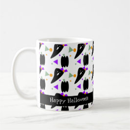 Niedliches Halloween Ghost Pumpkin Colorful Confet Kaffeetasse