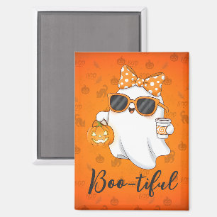 Niedliches Halloween Ghost Pumpkin Gewürz Personal Magnet