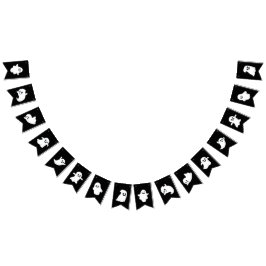 Niedliches Halloween-Ghost Wimpelkette