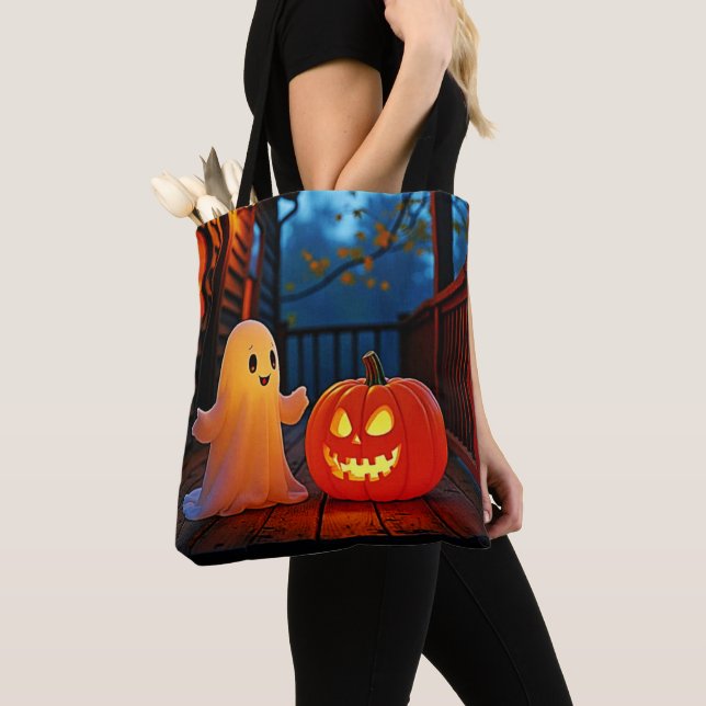 Niedliches Halloween-Glühdesign (Von Nahem)