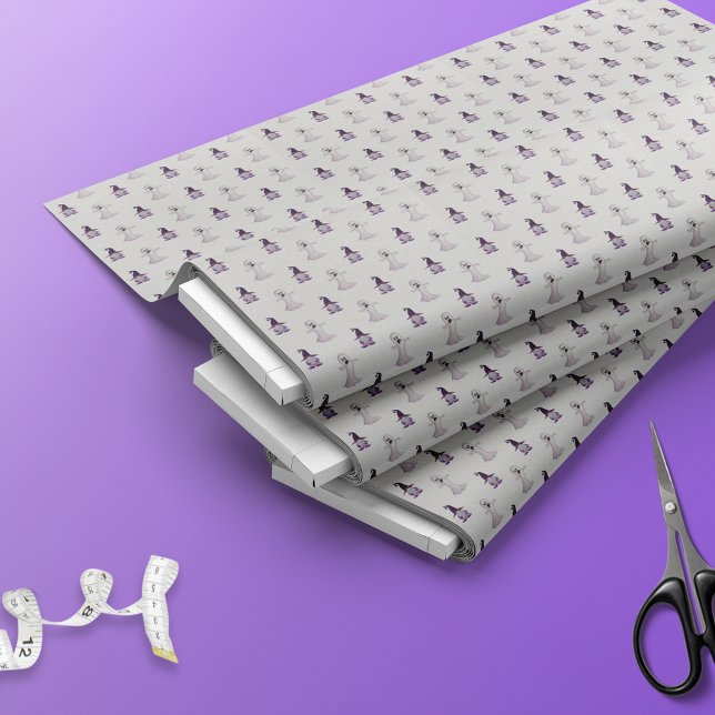 Niedliches Halloween Gnome Ghost Pattern Stoff (Von Creator hochgeladen)