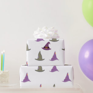 Niedliches Halloween Hexenhüte Kinder-Party-Gesche Geschenkpapier