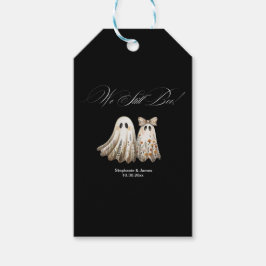 Niedliches Halloween-Hochzeitstag Geschenkanhänger