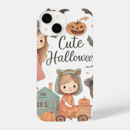 Niedliches Halloween iPhone Case - Ghost & Mummy S iPhone 14 Hülle