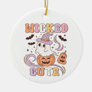 Niedliches Halloween Keramik Ornament