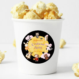 Niedliches Halloween-Kids-Kostüm-Party Runder Aufkleber