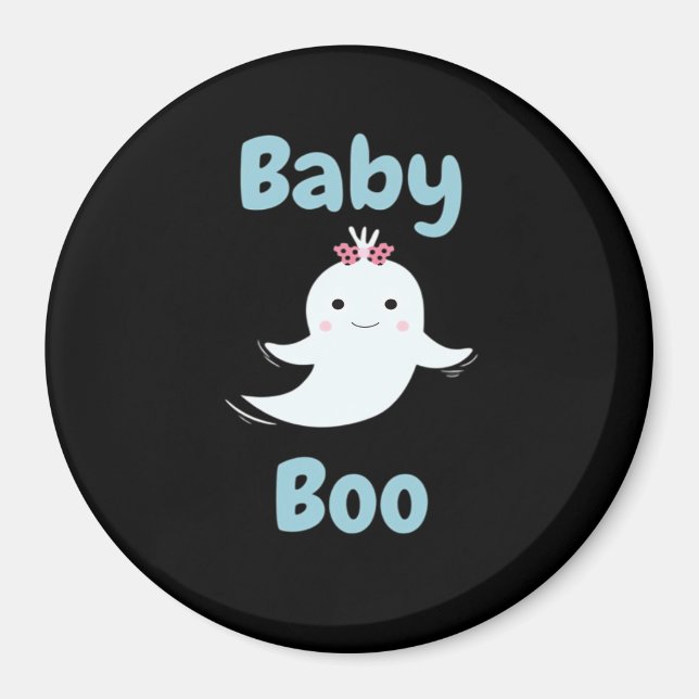 Niedliches Halloween-Kindergeschenk für Baby Boo Magnet (Vorne)