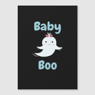 Niedliches Halloween-Kindergeschenk für Baby Boo Magnetkarte