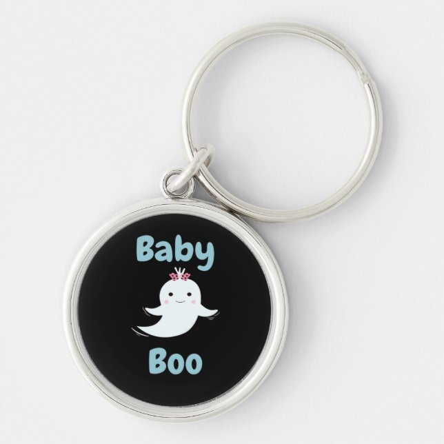 Niedliches Halloween-Kindergeschenk für Baby Boo Schlüsselanhänger (Vorne)