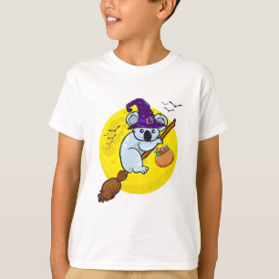 Niedliches Halloween-Koala-Bärenbeißgeschenk fü T-Shirt