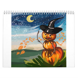 niedliches halloween Kostüm Kalender