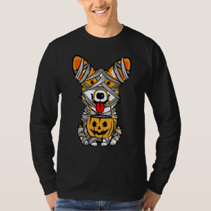Niedliches Halloween-Kostüm Welsh Corgi Mummy Dog T-Shirt