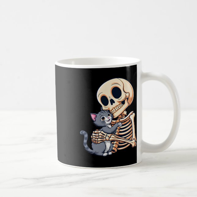 Niedliches Halloween-Kostümkatze Kaffeetasse (Rechts)