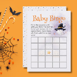 Niedliches Halloween Little Boo Baby Shower Baby B Einladung