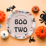 Niedliches Halloween Little BOO, das 2. Geburtstag Pappteller<br><div class="desc">Niedliche Halloween Little BOO,  die ZWEI Teller zum 2. Geburtstag</div>