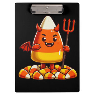 Niedliches Halloween-Maismonster Klemmbrett