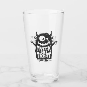 Niedliches Halloween-Monster Glas