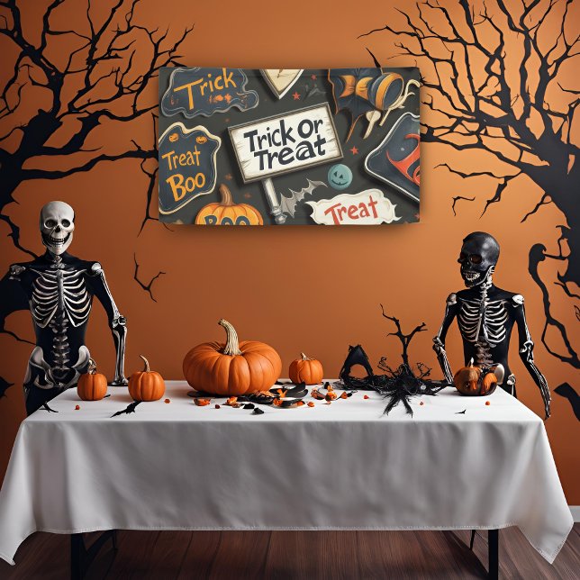 Niedliches Halloween-Muster Banner (Von Creator hochgeladen)