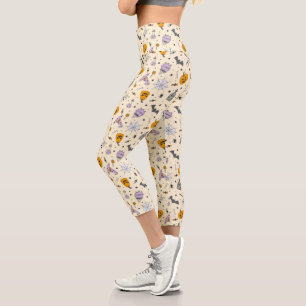Niedliches Halloween-Muster Capri Leggings