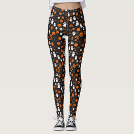 Niedliches Halloween-Muster Leggings