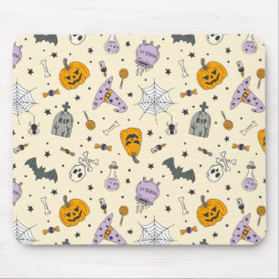 Niedliches Halloween-Muster Mousepad