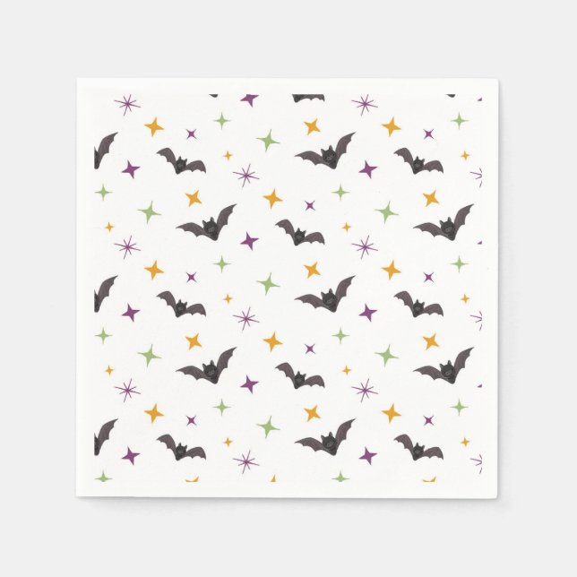 Niedliches Halloween Napkins Serviette (Vorderseite)
